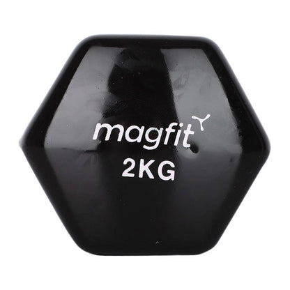 MagFit Vinyl Dumbell (2kg) (Black)