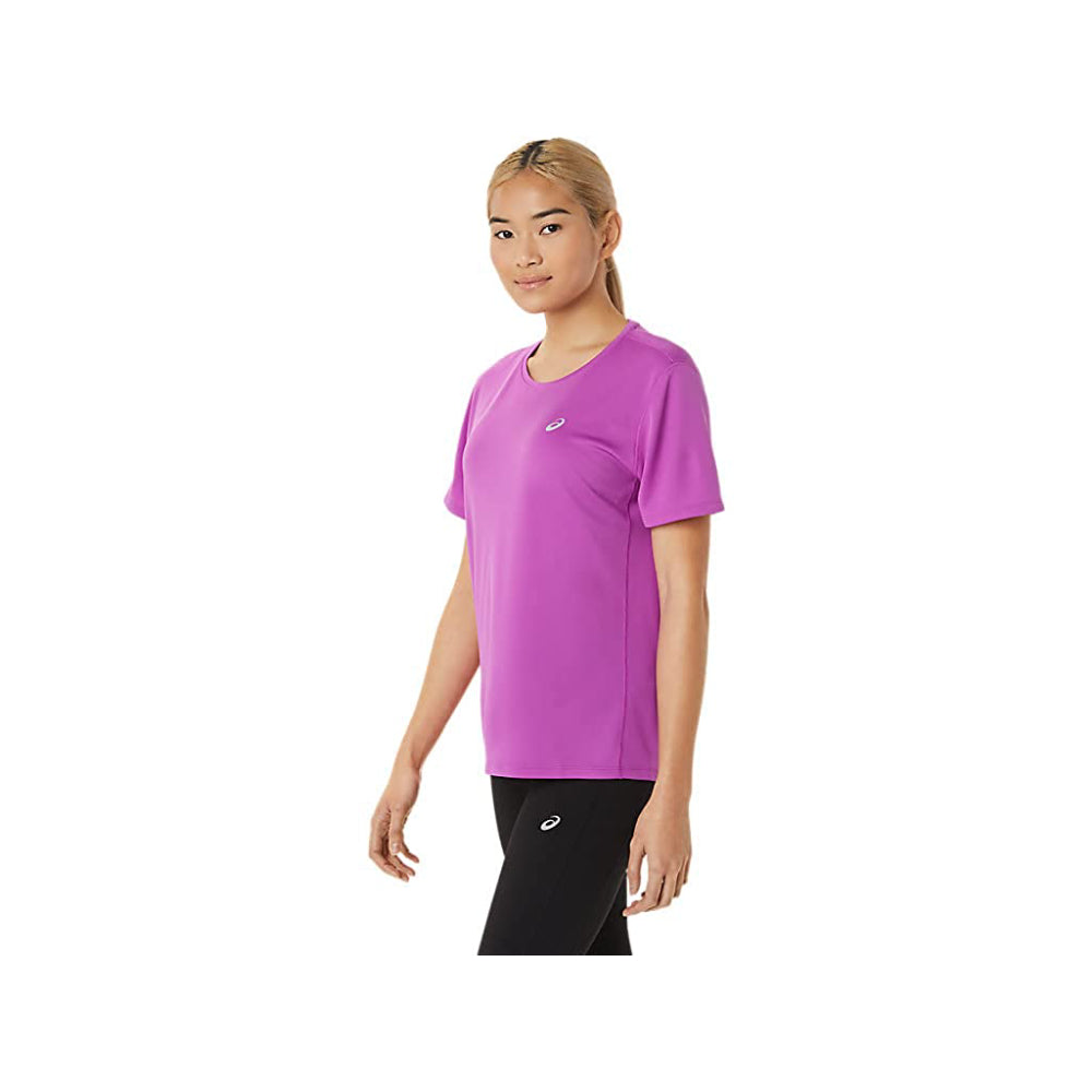 asics light knit katakana short sleeve Orchid top