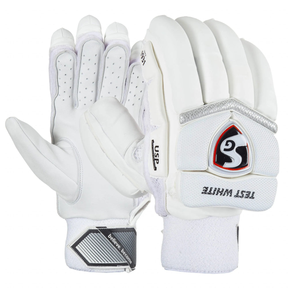 SG Test White RH Batting Gloves (Adult)