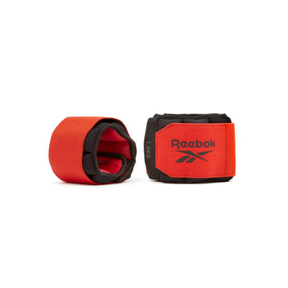 Reebok Unisex Flexlock ‎Ankle Weight (‎1Kg) (Black/Red)