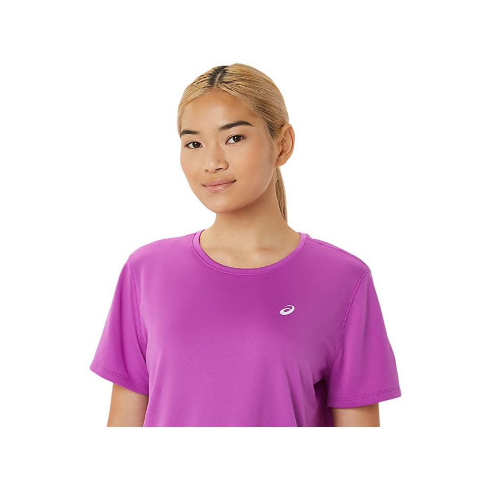 asics everyday comfort short sleeve Orchid top