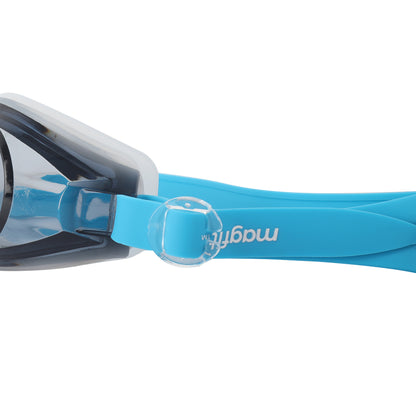 MagFit Unisex Pro Swimming Goggle (Aqua/Smoke)