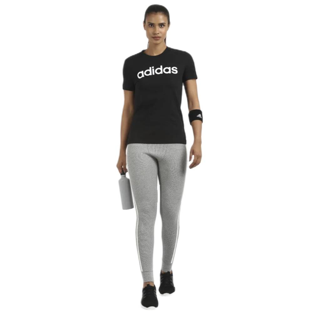 Adidas Women's Linear Tee (Black/White)