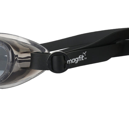MagFit Unisex Storm Swimming Goggle (Black/Smoke)