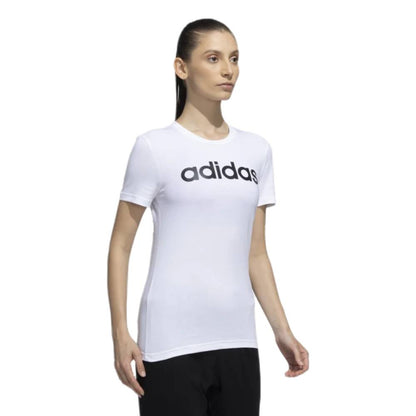 Adidas Women's Linear Tee (White/Black)