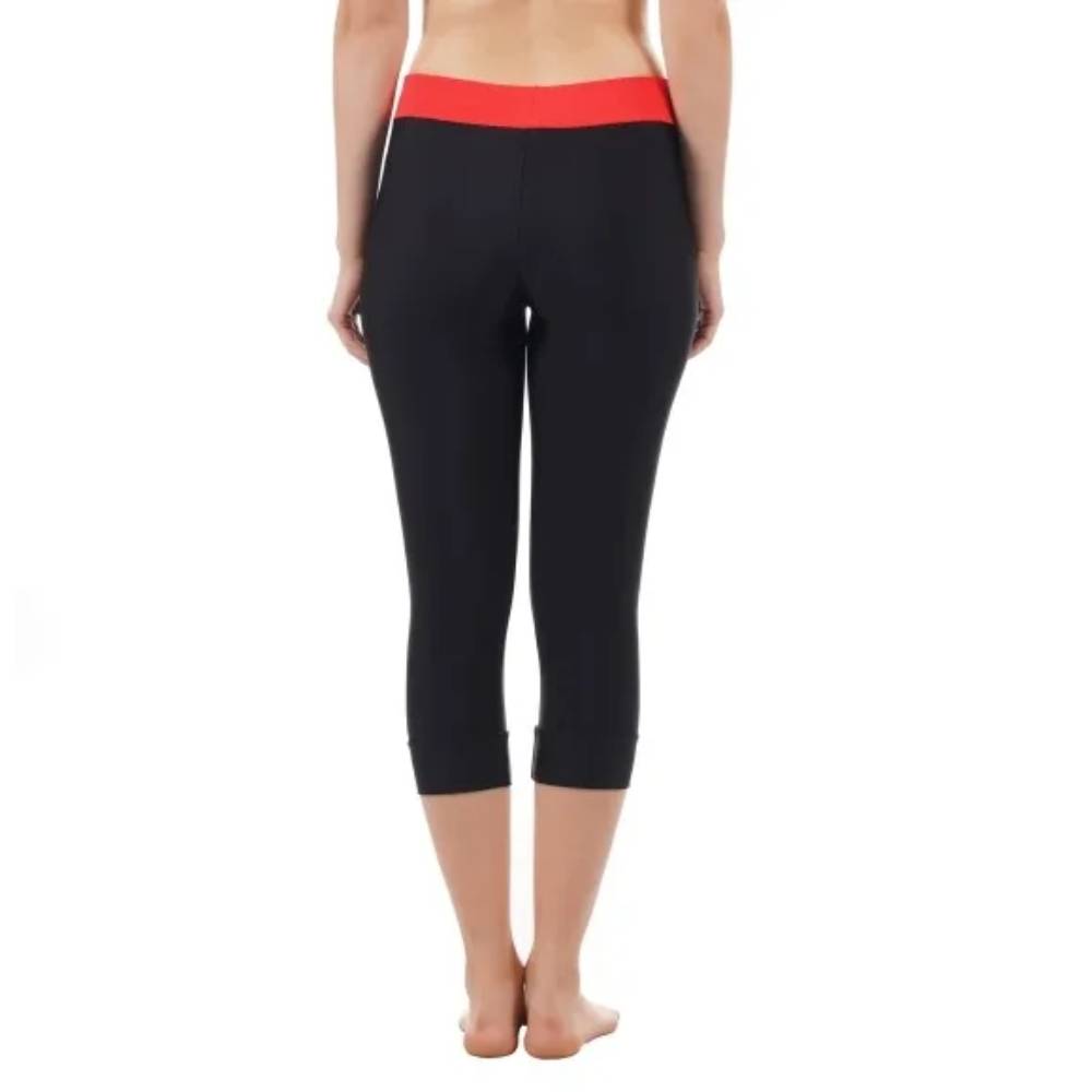 Recommended Speedo Women Solid Contrast Swim Capri