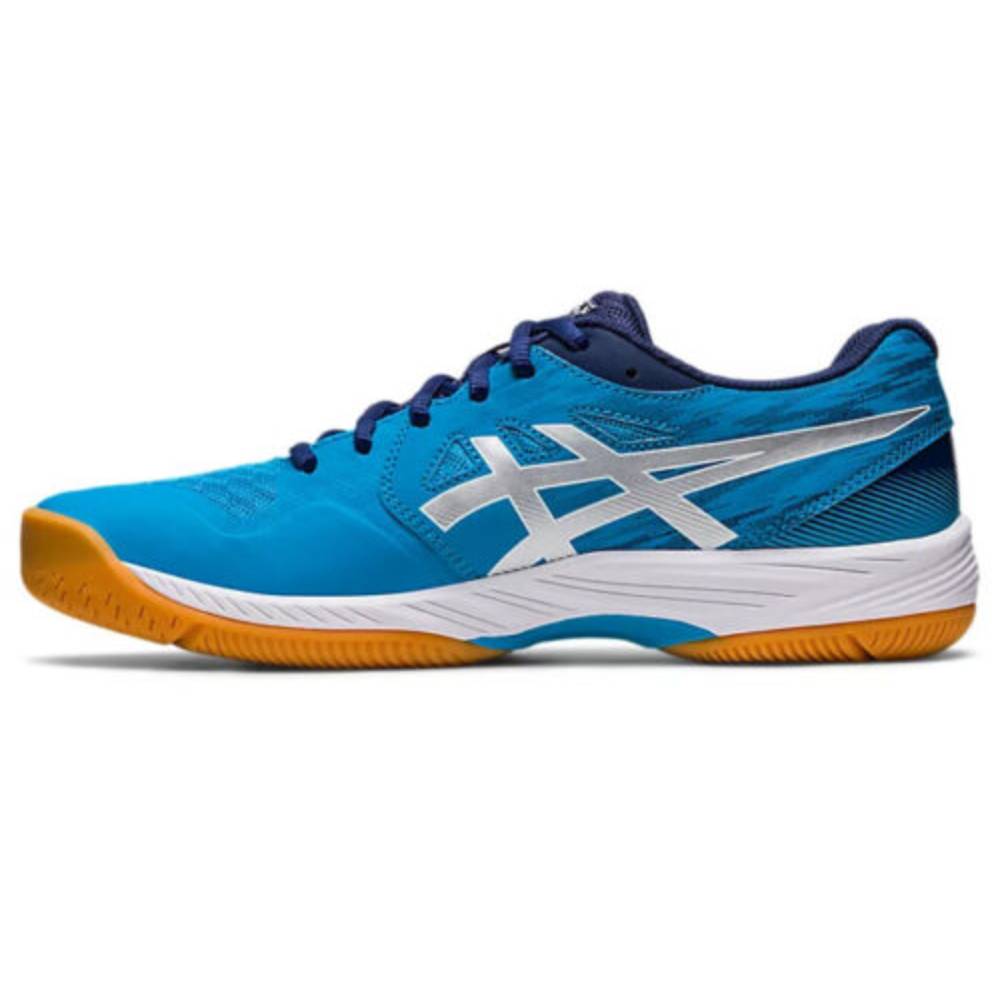 asics Gel-Court Hunter 3 top badminton Island Blue,Pure Silver shoes