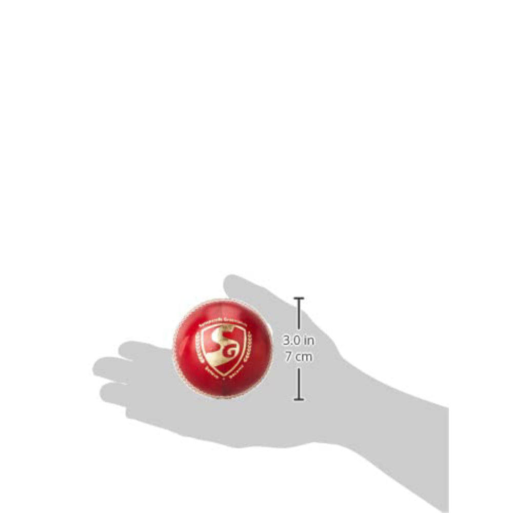 SG Bouncer Leather Cricket Ball (Red)