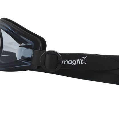 MagFit Unisex Pro Swimming Goggle (Black/Smoke)