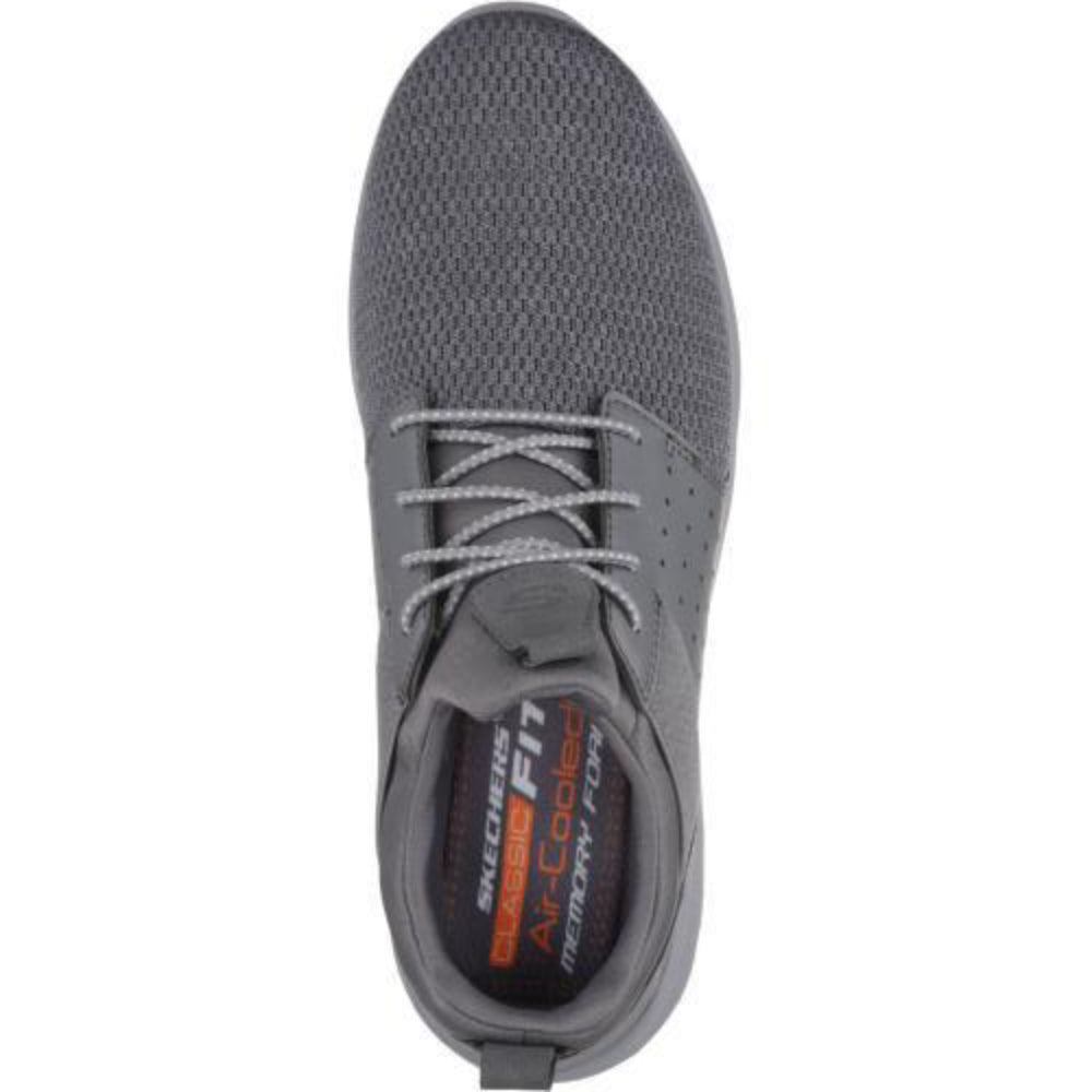SKECHERS  Men's Delson Camben Running Shoe (Gray)