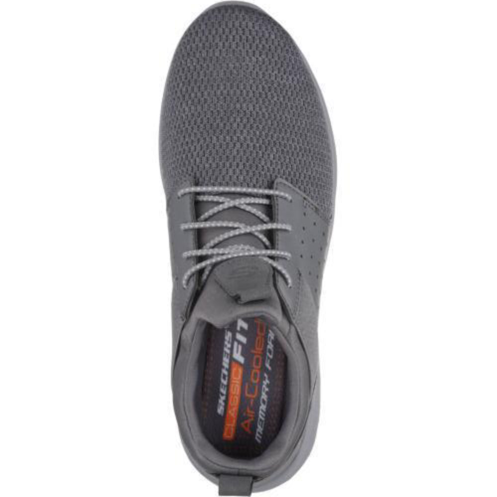 skechers best camben running grey shoe