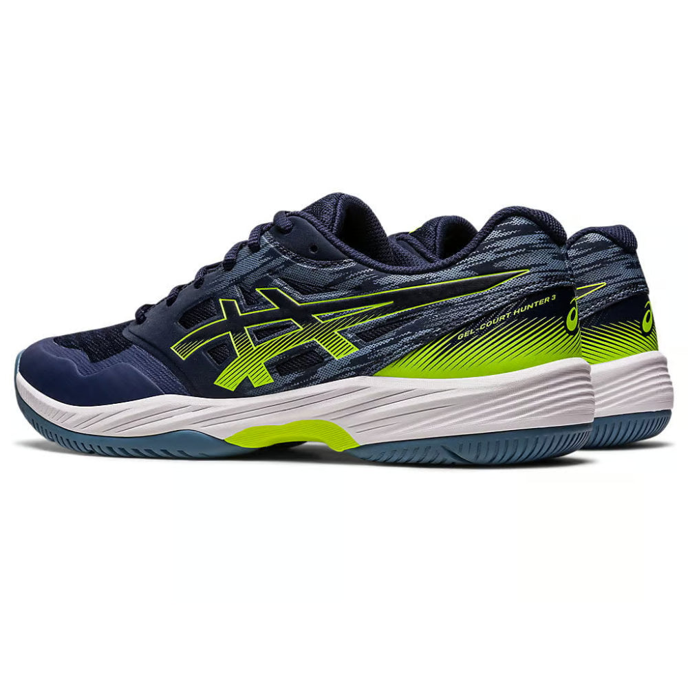 asics Gel-Court Hunter 3 top Midnight,Hazard Green Badminton Shoes