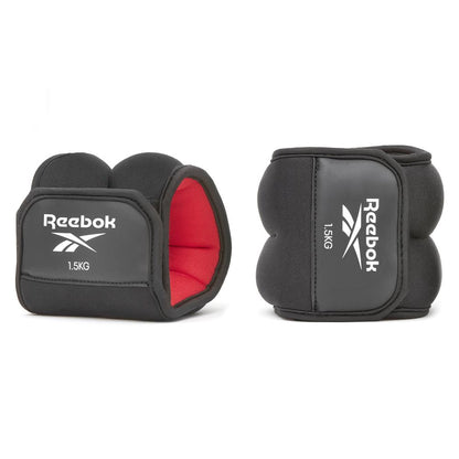 Reebok Unisex Ankle Weight (‎1.5kg) (Black/Red)