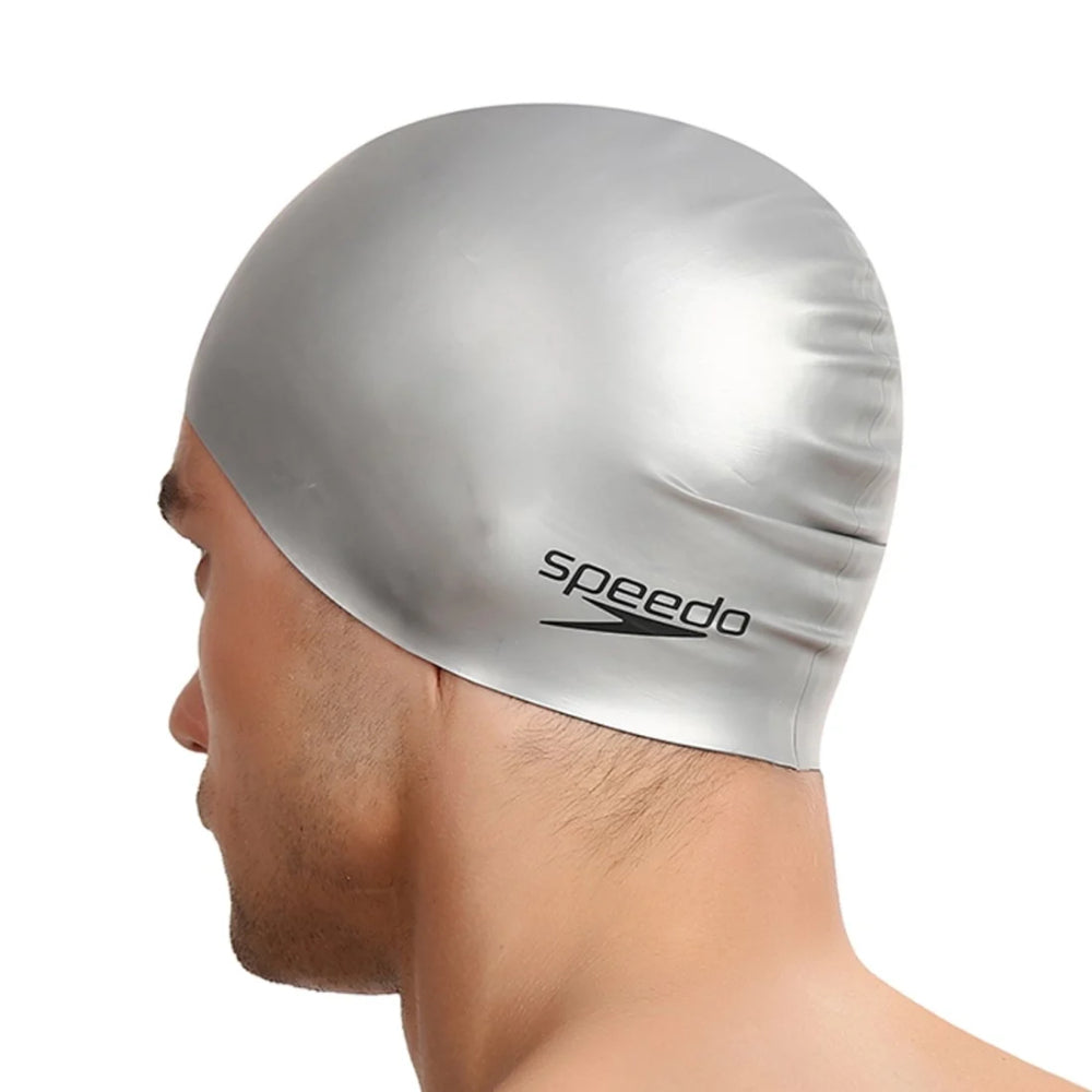 Most comfortable Speedo Plain Flat Silicone Swimming Cap