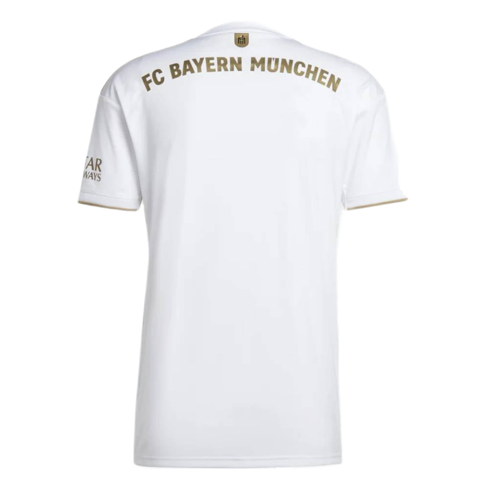 Adidas Men's FC Bayern Home Jersey (White/Dark Football Gold)