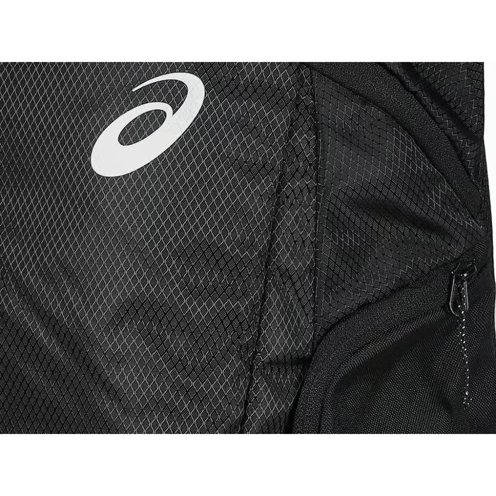 asics latest design logo Black backpack