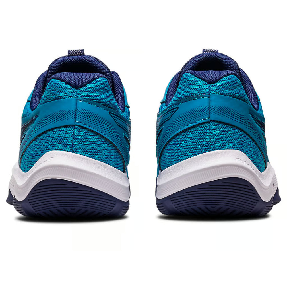 ASICS Men's Gel-Blade 8 Badminton Shoe (Island Blue/Indigo Blue)