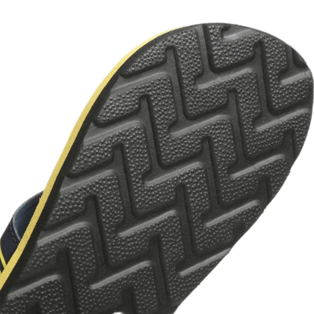 Adidas Men's Glossate Slipper (Collegiate Navy/Bright Yellow)