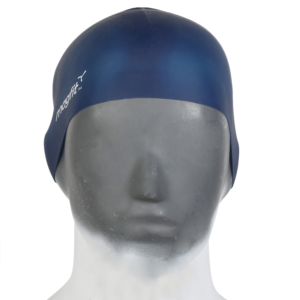 Best MagFit Long Hair Swimming Cap (Blue)