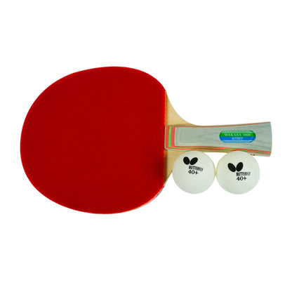 Butterfly Wakaba 3000 Table Tennis Bat And Ball Set