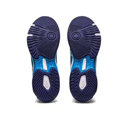ASICS Men's Gel-Rocket 10 Badminton Shoe (Island Blue/White)