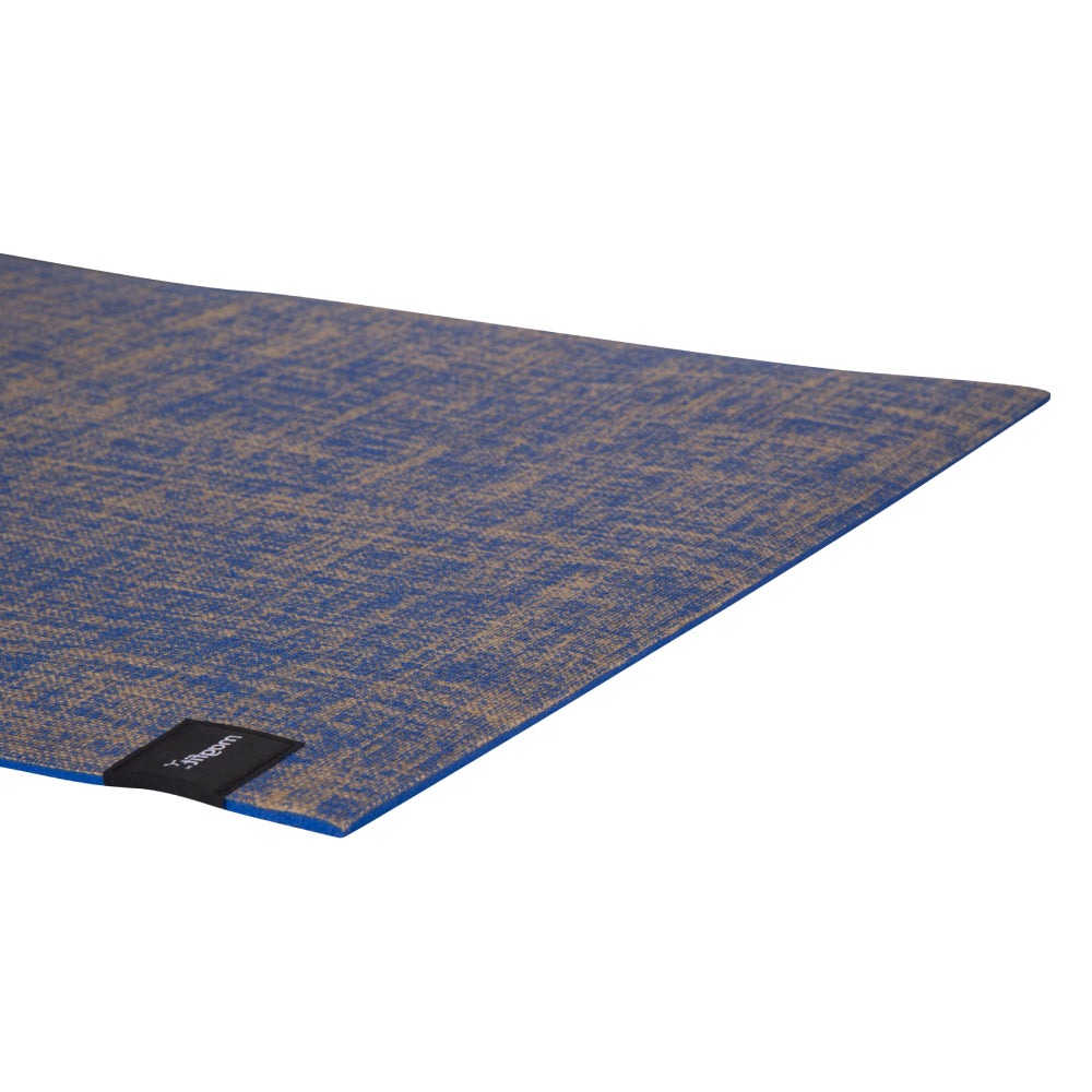 2024 latest MagFit Jute Yoga Mat 5mm (Blue)