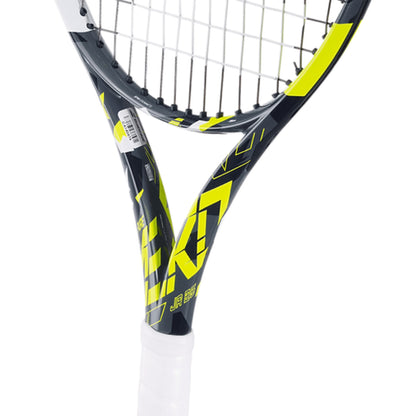 Babolat Pure Aero Jr 26 Strung Tennis Racquet (Grey/Yellow/White)