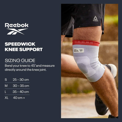 Reebok Speedwick Knee Support (Grey/Red)