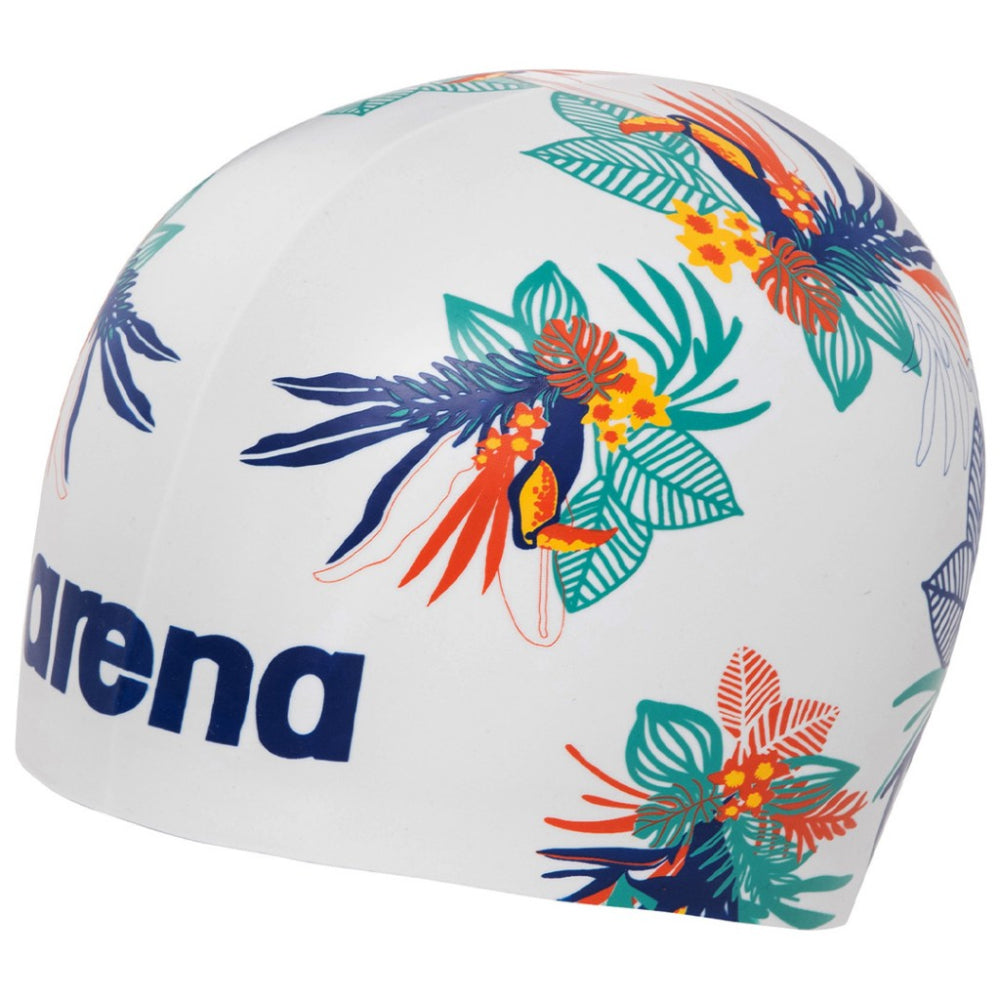 ARENA Adult Poolish Moulded Swimming Cap (Toucans)