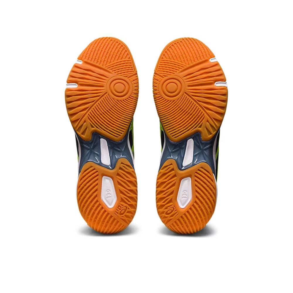 ASICS Men's Gel-Rocket 10 Badminton Shoe (Midnight/Hazard Green)