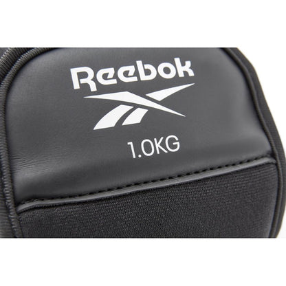 Reebok Unisex Ankle Weight (1kg) (Black/Red)